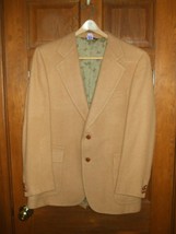 Tailored by Cricketeer Tan Cashmere Sport Jacket - Size L - $32.36