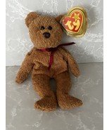Rare Retired TY Beanie Baby &#39;CURLY&#39; The Bear with Many Errors   - $148.50