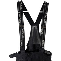 Kids Snowboard Bibs SPYDER XT Pants Youth Size 16 Ski Black Insulated 30x27 - $38.61