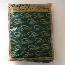 Silkies Pantyhose XL Queen Shapely Perfection Nylon Navy Blue Shape Enha... - £7.01 GBP