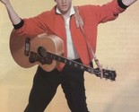 Elvis Presley Magazine Pinup Elvis In Red Jacket - $3.95