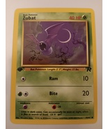 Pokemon 2000 Team Rocket Zubat 70/82 First Edition Single Trading Card - £9.39 GBP