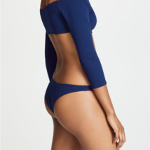 Solid &amp; Striped Navy Pique Elise Brazilian Bikini Bottom (M) Nwt - £52.32 GBP