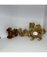 4 Plush Camel Stuffed Animal Lot Jamal Djibouti Aurora Desert Safari Toy... - €23,58 EUR