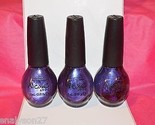 3 OPI Nail Polish Laquer Virtuous Violet NI 013 Nicole - £12.04 GBP