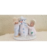 Homco Masterpiece Building a Snowman  &quot;SNOW PLAY&quot; Figurine - $20.49 CAD