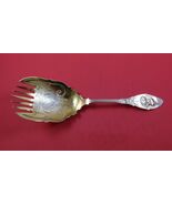 Medallion by J. &amp; W. Moir NYC Coin Silver Salad Serving Fork GW BC 9 3/4&quot; - $12,811.42 MXN
