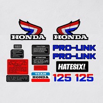 Sticker Decal Vintage bike Honda CR125R CR125 1985 side tank (Free shipp... - $46.53