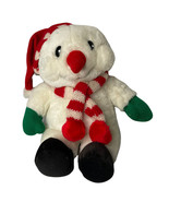 Vintage Cuddle Wit Stuffed Plush Toy Snowman 12&quot; - $25.78 CAD