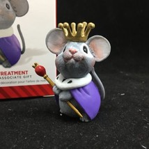 2014 Royal Treatment Hallmark Associate Gift King Mouse Keepsake Ornamen... - £11.64 GBP