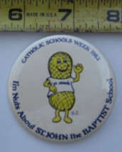 Catholic School&#39;s Week 1983 Pinback Button - £2.89 GBP