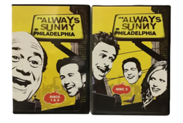 Its Always Sunny In Philadelphia Seasons 1 &amp; 2 Danny Devito 3 Disc Set Comedy  - £6.68 GBP