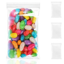 Clear Plastic Reclosable Zipper Bags 3x5&quot;, 100 Pack Durable Industrial Poly Bags - $11.76