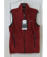 Eddie Bauer Fleece Men&#39;s Vest COPPER Size S NWT MSRP$45 - $484.55 MXN