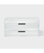 Threshold Clear Ribbed Acrylic Stacking Drawers Organizer - €15,23 EUR