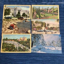 Vintage Mixed Linen Postcard Lot of 6 California Pasadena Bakersfield 49... - £7.67 GBP