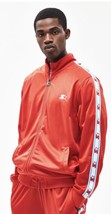 Starter Black Label Red Side Stripe Track Jacket Sz Medium NWT  - $57.07