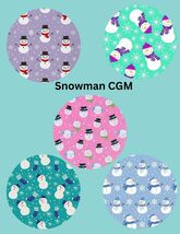Snowman Dexcom G7 CGM Cover Patches, Themed Pack of 5 - $12.99