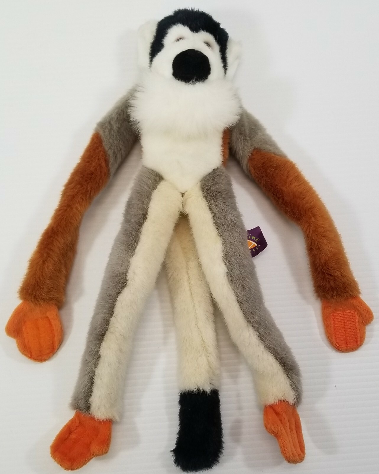 K) Tangerine Press Tag-Along Tails Long Legged Squirrel Monkey Stuffed P... - $19.79