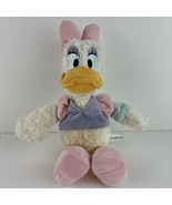 Disney Parks Daisy Duck Plush 15&quot; Fuzzy Stuffed Animal Purple &amp; Pink - $7.48