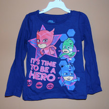 PJ Mask Toddler Girls Long Sleeve T-Shirts 2T or 3T NWT - £7.69 GBP