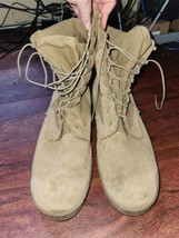 Mens McRae Boots Size 13W military vibram tan desert combat hot weather wide - £37.99 GBP