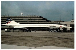 British Airways Concorde 102 Airplane Postcard at Cologne Bonn Germany 1985 - £9.31 GBP
