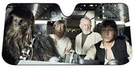 Star Wars Car Front Window Windshield Sun Shade Sun Screen Accordion Folding - £19.99 GBP