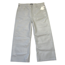 NWT Citizens Of Humanity Gaucho in Willow Grey Recycled Leather Crop Pants 32 - £95.90 GBP