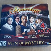 Amazing Hidden Object Games Men of Mystery PC CD with sleeve - £7.86 GBP