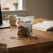 Rubber Bands | 100% Pure Rubber | Assorted Sizes &amp; Colors | 1-3/8 oz Bag... - $52.40 MXN