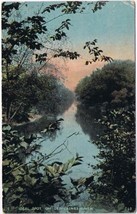 Postcard Ideal Spot On Desplaines River Illinois Acmegraph Co 1914 - £5.45 GBP