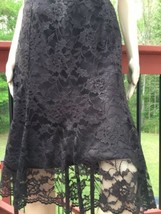 JONES NEW YORK FULLY LINED LACE BROWN FULL SKIRT SIZE 6P - £15.57 GBP