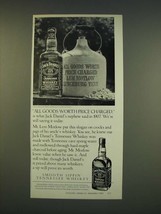 1990 Jack Daniels Whiskey Ad - All goods worth price charged - £13.82 GBP