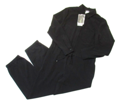 NWT Weekend Max Mara Varese One-Piece in Black Drawstring Jogger Jumpsui... - £95.94 GBP