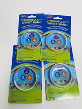 Pic Citronella Waterproof Deet Free Wrist Band Up To 200 Hours Bundle Set Of 4 - £9.64 GBP