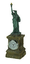 Scratch &amp; Dent Cast Resin Statue of Liberty Desk Clock - £11.55 GBP