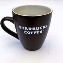 Starbucks 2008 Matte Dark Brown Two Tone 12 oz. Coffee Mug - £7.87 GBP