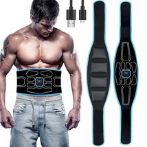 EMS Muscle Stimulator Trainer USB Electric Abs Toner  Belt Vition Body Waist Bel - £89.23 GBP