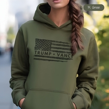 Trump Hoodie Conservative Gift Idea Political Hoodie Trump Vance 2024 Su... - $44.99+