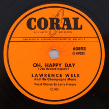Lawrence Welk  - Oh, Happy Day / Your Mother And Mine - 1953 78 rpm Record 60893 - £12.54 GBP