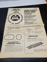 AHM Train Set Instructions & Catalog - 1973 - Vintage - £6.59 GBP
