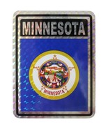 K&#39;s Novelties State of Minnesota Flag Reflective Decal Bumper Sticker - $3.45