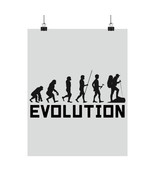 Matte Vertical Poster &quot;Evolution&quot;: Celebrate Human Progress - £11.33 GBP+