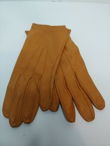Vtg Tan/brown leather driving gloves approx/ Size 6 - £9.93 GBP