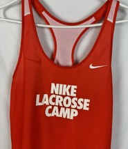Nike Lacrosse Camp Jersey Reversible Practice Orange Swoosh Tank Men&#39;s M... - $29.99