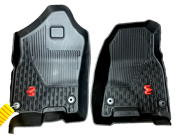 NEW OEM MOPAR 2019 2024 RAM 1500 Rebel  TRX  Front Floor Mat RED LOG 6rn... - $129.95