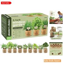 Indoors Herb Garden Kit for Growing Gourmet Seeds in Green with High Ger... - $61.33
