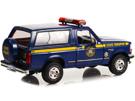 1996 Ford Bronco XLT Dark Blue New York State Police Artisan Collection 1/18 Die - £66.98 GBP