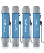 A Four-Piece Set Of Water Filter Straws, A Portable Personal Water Filtr... - $50.99